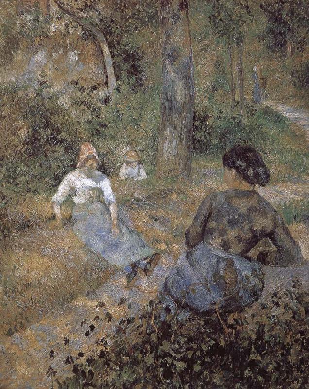 rest, Camille Pissarro
